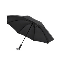 Зонт автоматический 90 Points Automatic Umbrella with LED Flashlight (Black)