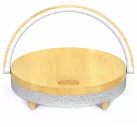 Колонка с беспроводной зарядкой Ezvalo Wireless Charging Music Desk Lamp LYYD01 Wood